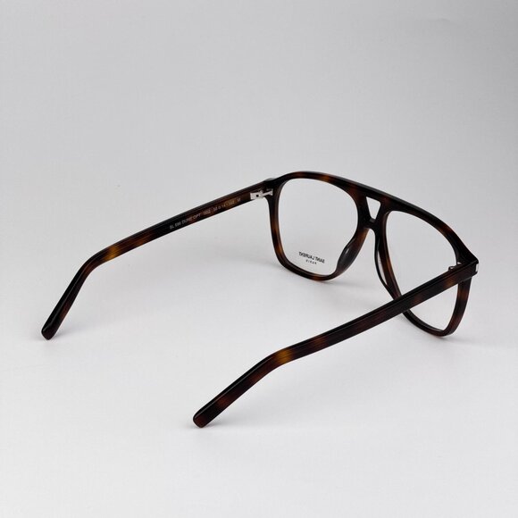 Saint Laurent DUNE Eyeglasses – Havana Pilot Frame (SL596 DUNE OPT 002) - Picture 3 of 13